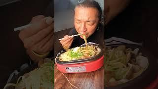 【Truck Cooking】Pasta made with scallion and garlic 【asmr】#shorts