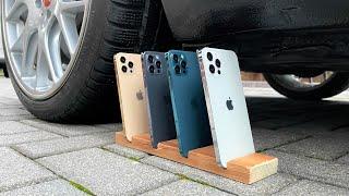 4x iPhone 15 PRO MAX vs CAR  13min Crushing Compilation