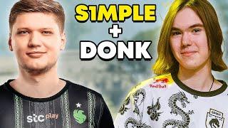 S1MPLE & DONK PLAY FACEIT TOGETHER ENG SUBS  CS2