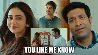 Manmadhudu 2 Movie Vennela Kishore And Rakul Preet Singh Funny Comedy Scene Telugu Super Hit Movies