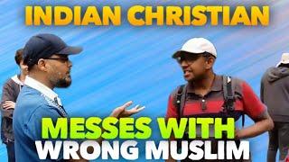 He butts in Hashim Vs Indian Christian Speakers Corner
