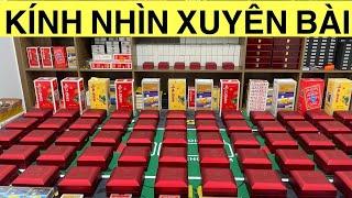 kính áp tròng nhìn xuyên bài  kính mỹ 12 D mới nhất 2024 nhìn xuyên lá bài