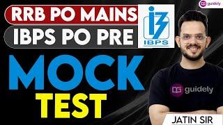 IBPS RRB PO MAINS 2024  IBPS PO PRE  MOCK TEST  Problem & Solution English by Jatin Sir