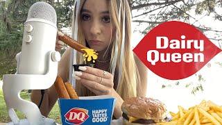 ASMR SMACKING ON Dairy Queen