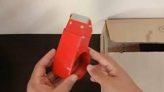 How to Use Packing Tape Dispenser  Roller Tape Cutter
