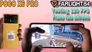 Poco X6 Pro Testing 120 FPS Farlight 84 HANDCAM Poco x6 Pro Extreme Graphics Farlight84