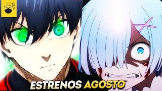 ESTRENOS ANIME IMPERDIBLES AGOSTO 2024 NETFLIX Crunchyroll Disney+ Animeflv xd y más...