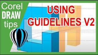 Using guidelines in CorelDRAW