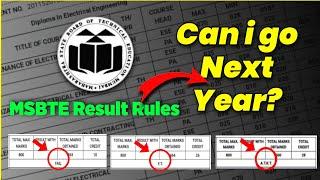 MSBTE Result Rules MSBTE New Update ATKTFail Backlogs MSBTE News