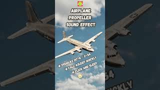 AIRPLANE SOUND EFFECT FOR SLEEPING  DOUGLAS DC4C-54  CLICK AND SLEEP  WHITE NOISE  #DC4 . ️