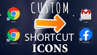 Turn Website Desktop Shortcut Icons into Custom Website Images works on ALL Windows OS