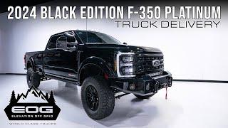EOG’s First 2024 Black Edition F-350 Delivery