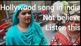 Hollywood music in Bollywood #English song in desi style# baby baby #justin song#