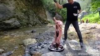 Funny fail. how not to cook lamb 