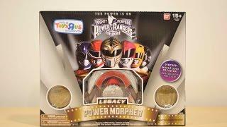 Unboxing Legacy Movie Morpher White Ranger Edition