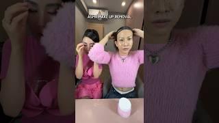 ASMR Make Up Removal  Gon Pink x Khiết Đan #shorts #gonpink #khietdan