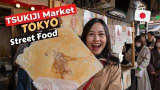 10 STREET FOOD at TOKYO Tsukiji Outer Market  Things to do in Tokyo for 24 HOURS