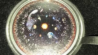 ASMR Unboxing The Universe 3 oz Silver Coin 2018 Space Final Frontier