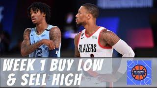 Buy low and sell high week 1 Fantasy Basketball 2021