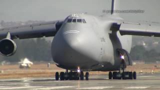 USAF C-5 Galaxy up close takeoff at Abbotsford