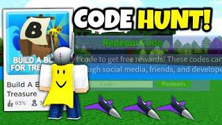 HIDDEN CODE for PURPLE JETS  Build a boat for Treasure ROBLOX