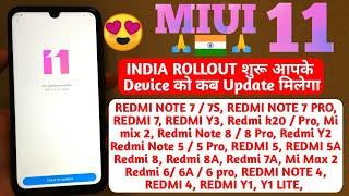 MIUI 11 STABLE UPDATE INDIA ROLLOUT START  MIUI 11 INDIA UPDATE COMING EARLY  MIUI 11 UPDATE