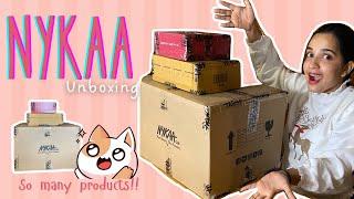 Huge Nykaa Haul   Makeup Products l Skincare l Malavika Krishnadas