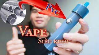 Make super smoke Vape with cheap PVC pipes