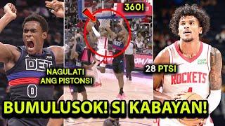 Grabe to bumulusok ang PINOY PRIDE na si Jalen Green  pinaiyak ang pistons