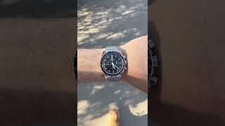 Just going for a spring walk with the Omega Speedmaster 3861 Sapphire #watches #omega