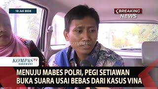 Menuju Mabes Polri Pegi Setiawan Buka Suara Usai Bebas dari Kasus Vina