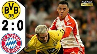 Bayern Munich Vs Borussia Dortmund 0-2  All & Extended Highlights  Bundesliga 202324