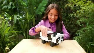 Ad Minecraft Mob Head Minis Panda Playset