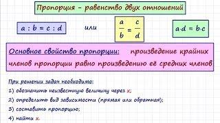 Задачи на пропорцию