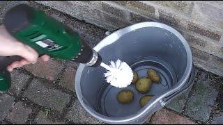 The fastest Way to peel potatoes