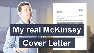 I applied to McKinsey with this Cover Letter - and got in  Cover Letter for Job Application