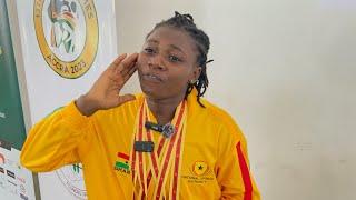 African Games 2023 Winnifred Ntumi - Ghana’s first medalist calls for motivation + Celebrations w…