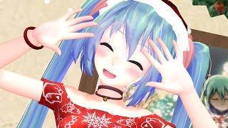 MMD Tda Christmas Miku ojama insect