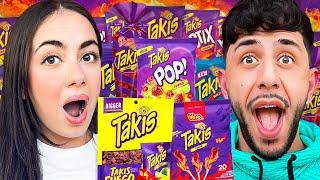 Trying EVERY Takis Flavor in the WORLD **RARE**