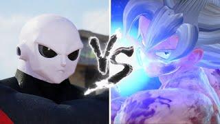 Jump Force Goku Ultra Instinct VS Jiren