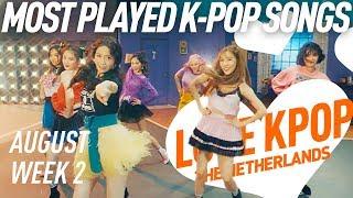 TOP 40 Most Played K-Pop Songs - August Week 2