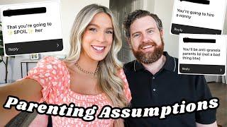 REACTING TO ASSUMPTIONS ABOUT OUR PARENTING nanny strict diet spoiling + more  leighannsays