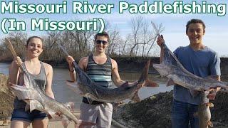 Epic Day Paddlefish Snagging on Missouri River- Catch and Cook