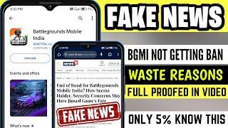  FAKE NEWS - Bgmi Not getting Ban in 2024  Bgmi Ban Latest News  Bgmi Ban Again in INDIA ?