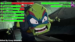 Rise of the Teenage Mutant Ninja Turtles The Movie 2022 Final Battle with healthbars 24