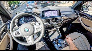 2023 BMW X3 Facelifting 2.0 30I 245HP 0-100 POV Test Drive #1746 Joe Black