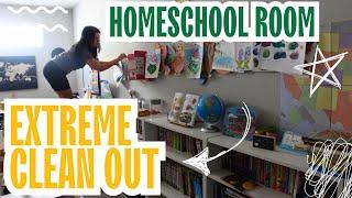 Homeschool Room Clean Up & Organization - Reset For a New Year