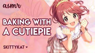 Cakery ASMR  Baking with a Cutiepie  bubbly headpats scritchies feels