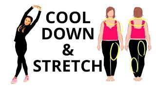 COOL DOWN EXERCISES AFTER WORKOUT AT HOME - COOL DOWN STRETCH EXERCISE  ROUTINE - LUCY WYNDHAM-READ