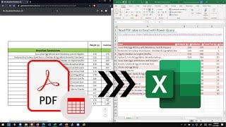 ดึงตารางจาก PDF เข้าเป็นตารางใน Excel ด้วย Power Query เบื้องต้น PDF table to Excel